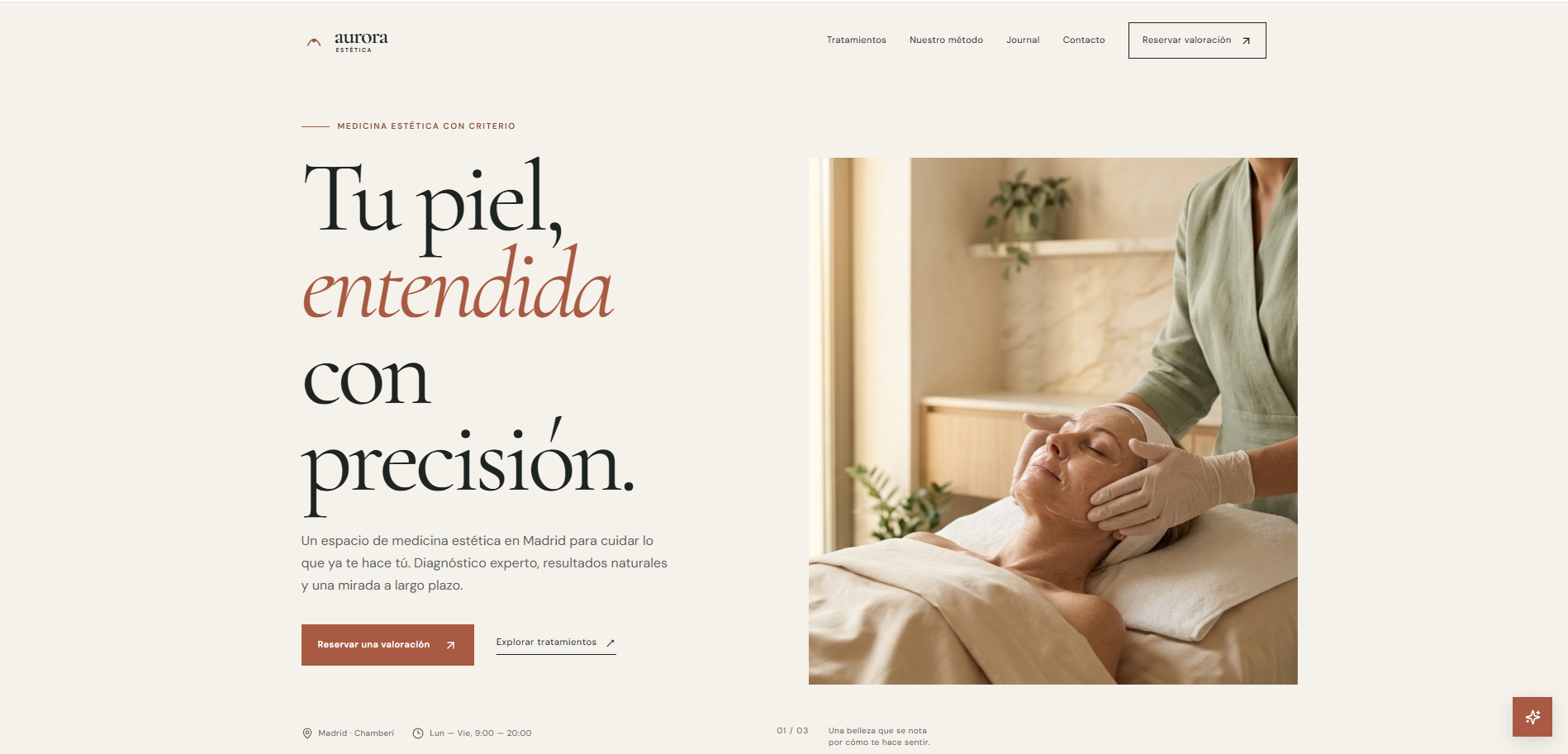 Aurora Estética — Landing Page de Medicina Estética